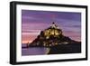 Mont Saint Michel at Sunset-Markus Lange-Framed Photographic Print