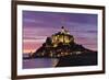 Mont Saint Michel at Sunset-Markus Lange-Framed Photographic Print