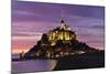 Mont Saint Michel at Sunset-Markus Lange-Mounted Photographic Print