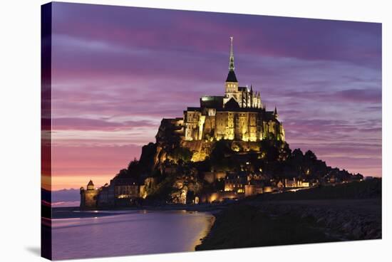 Mont Saint Michel at Sunset-Markus Lange-Stretched Canvas