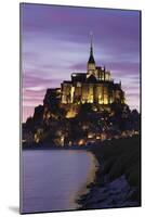 Mont Saint Michel at Sunset-Markus Lange-Mounted Photographic Print