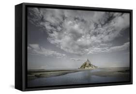 Mont Saint Michel Colorblend-Philippe Manguin-Framed Stretched Canvas
