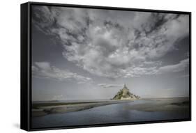 Mont Saint Michel Colorblend-Philippe Manguin-Framed Stretched Canvas