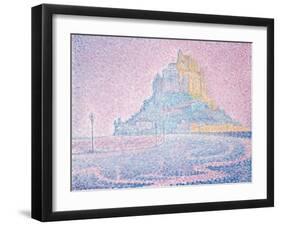 Mont Saint-Michel, Fog and Sun, 1897-Paul Signac-Framed Giclee Print