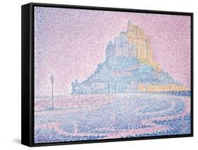 Mont Saint-Michel, Fog and Sun, 1897-Paul Signac-Framed Stretched Canvas