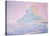Mont Saint-Michel, Fog and Sun, 1897-Paul Signac-Stretched Canvas