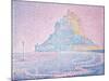 Mont Saint-Michel, Fog and Sun, 1897-Paul Signac-Mounted Giclee Print