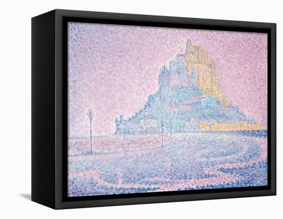 Mont Saint-Michel, Fog and Sun, 1897-Paul Signac-Framed Stretched Canvas