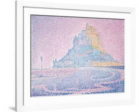 Mont Saint-Michel, Fog and Sun, 1897-Paul Signac-Framed Giclee Print