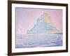 Mont Saint-Michel, Fog and Sun, 1897-Paul Signac-Framed Giclee Print