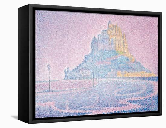 Mont Saint-Michel, Fog and Sun, 1897-Paul Signac-Framed Stretched Canvas