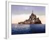 Mont Saint-Michel, France, 1890s-Science Source-Framed Giclee Print