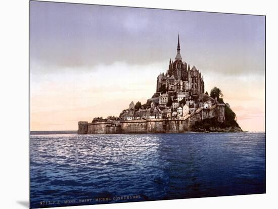 Mont Saint-Michel, France, 1890s-Science Source-Mounted Giclee Print