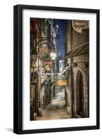 Mont Saint Michel La Grande Rue-Philippe Manguin-Framed Photographic Print