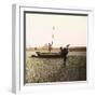 Mont-Saint-Michel (Manche), Fishing on the Shore-Leon, Levy et Fils-Framed Premium Photographic Print