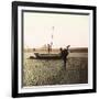 Mont-Saint-Michel (Manche), Fishing on the Shore-Leon, Levy et Fils-Framed Photographic Print