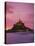 Mont Saint-Michel (Mont St. Michel) at Sunset, La Manche Region, Normandy, France, Europe-Roy Rainford-Stretched Canvas