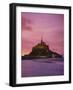 Mont Saint-Michel (Mont St. Michel) at Sunset, La Manche Region, Normandy, France, Europe-Roy Rainford-Framed Photographic Print