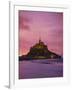 Mont Saint-Michel (Mont St. Michel) at Sunset, La Manche Region, Normandy, France, Europe-Roy Rainford-Framed Photographic Print