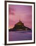 Mont Saint-Michel (Mont St. Michel) at Sunset, La Manche Region, Normandy, France, Europe-Roy Rainford-Framed Photographic Print