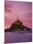 Mont Saint-Michel (Mont St. Michel) at Sunset, La Manche Region, Normandy, France, Europe-Roy Rainford-Mounted Photographic Print