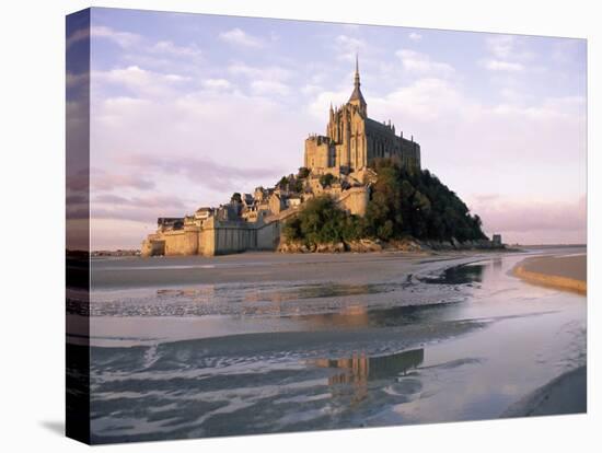 Mont Saint Michel (Mont-St. Michel), Manche, Normandie (Normandy), France-Bruno Morandi-Stretched Canvas