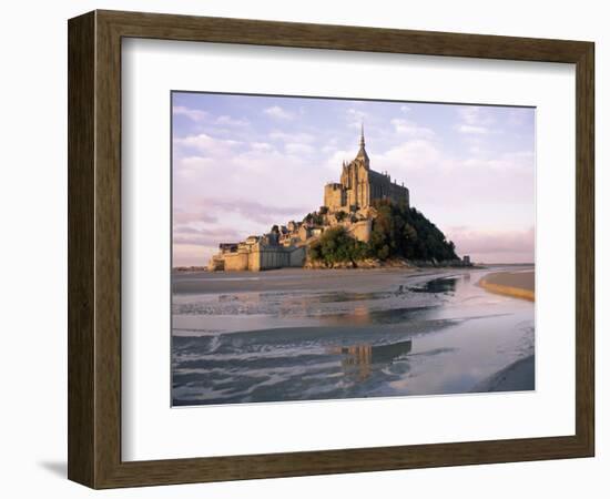 Mont Saint Michel (Mont-St. Michel), Manche, Normandie (Normandy), France-Bruno Morandi-Framed Premium Photographic Print