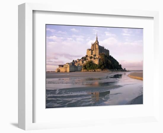 Mont Saint Michel (Mont-St. Michel), Manche, Normandie (Normandy), France-Bruno Morandi-Framed Premium Photographic Print