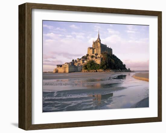 Mont Saint Michel (Mont-St. Michel), Manche, Normandie (Normandy), France-Bruno Morandi-Framed Photographic Print