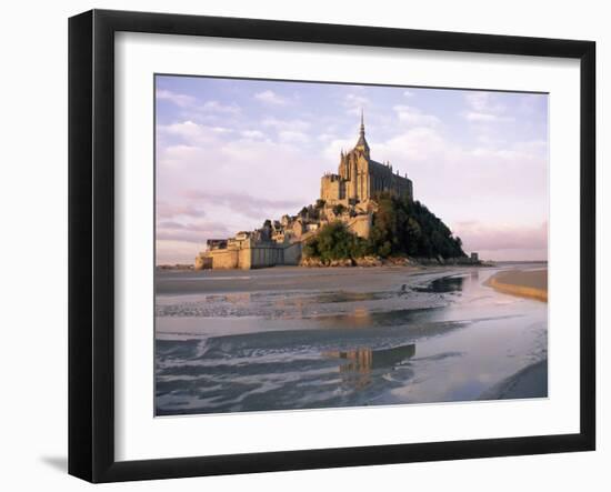 Mont Saint Michel (Mont-St. Michel), Manche, Normandie (Normandy), France-Bruno Morandi-Framed Photographic Print