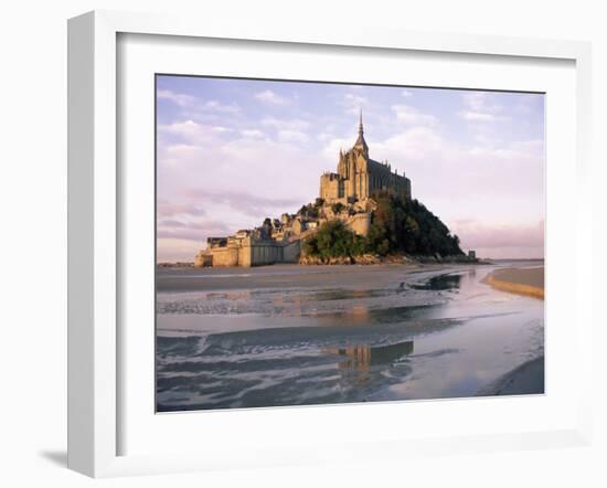 Mont Saint Michel (Mont-St. Michel), Manche, Normandie (Normandy), France-Bruno Morandi-Framed Photographic Print