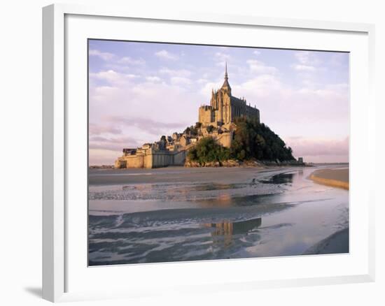 Mont Saint Michel (Mont-St. Michel), Manche, Normandie (Normandy), France-Bruno Morandi-Framed Photographic Print