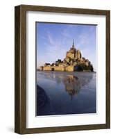 Mont Saint Michel (Mont-St. Michel), Manche, Normandie (Normandy), France-Bruno Morandi-Framed Photographic Print