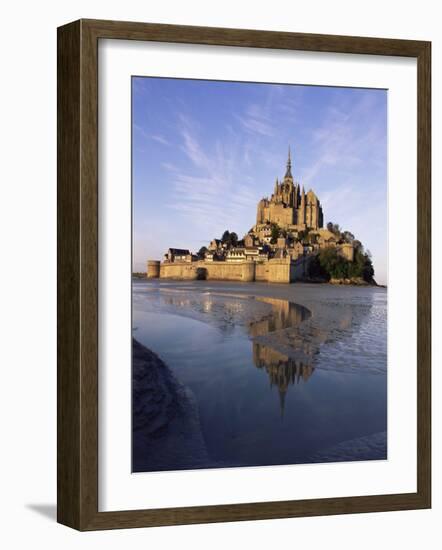 Mont Saint Michel (Mont-St. Michel), Manche, Normandie (Normandy), France-Bruno Morandi-Framed Photographic Print