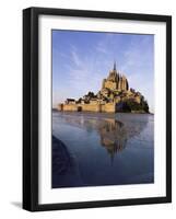 Mont Saint Michel (Mont-St. Michel), Manche, Normandie (Normandy), France-Bruno Morandi-Framed Photographic Print