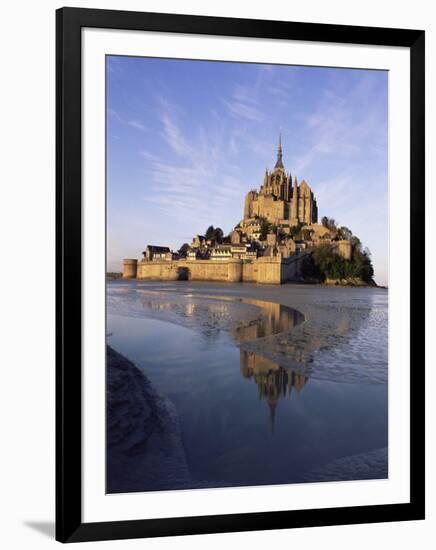 Mont Saint Michel (Mont-St. Michel), Manche, Normandie (Normandy), France-Bruno Morandi-Framed Photographic Print