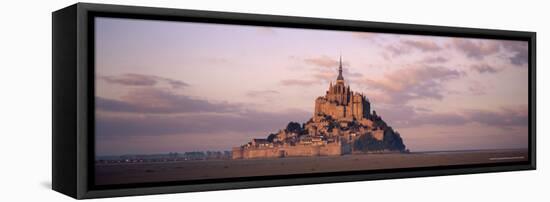 Mont Saint Michel (Mont St.-Michel), Manche, Normandie (Normandy), France-Bruno Morandi-Framed Stretched Canvas