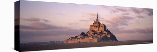 Mont Saint Michel (Mont St.-Michel), Manche, Normandie (Normandy), France-Bruno Morandi-Stretched Canvas