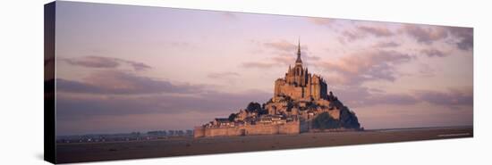 Mont Saint Michel (Mont St.-Michel), Manche, Normandie (Normandy), France-Bruno Morandi-Stretched Canvas