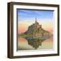 Mont Saint Michel Morn-Richard Harpum-Framed Art Print