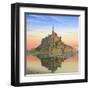 Mont Saint Michel Morn-Richard Harpum-Framed Art Print