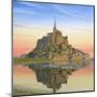 Mont Saint Michel Morn-Richard Harpum-Mounted Art Print