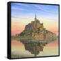 Mont Saint Michel Morn-Richard Harpum-Framed Stretched Canvas