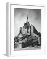 Mont Saint-Michel, Normandy, France, 1937-Martin Hurlimann-Framed Giclee Print