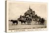 Mont-Saint-Michel, Normandy, France, Early 20th Century-null-Stretched Canvas