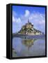 Mont-Saint-Michel, Normandy, France-Roy Rainford-Framed Stretched Canvas