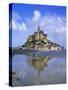 Mont-Saint-Michel, Normandy, France-Roy Rainford-Stretched Canvas