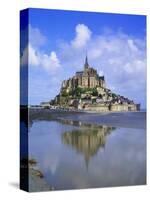 Mont-Saint-Michel, Normandy, France-Roy Rainford-Stretched Canvas