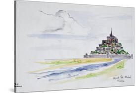 Mont Saint-Michel, Normandy, France-Richard Lawrence-Stretched Canvas