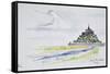 Mont Saint-Michel, Normandy, France-Richard Lawrence-Framed Stretched Canvas